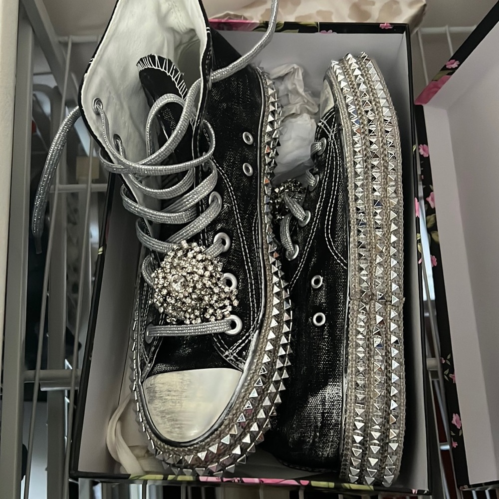 Nanku couture embellished sneakers